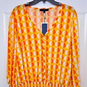 Bold & Beautiful Eclair Blouse, NWT, Size L